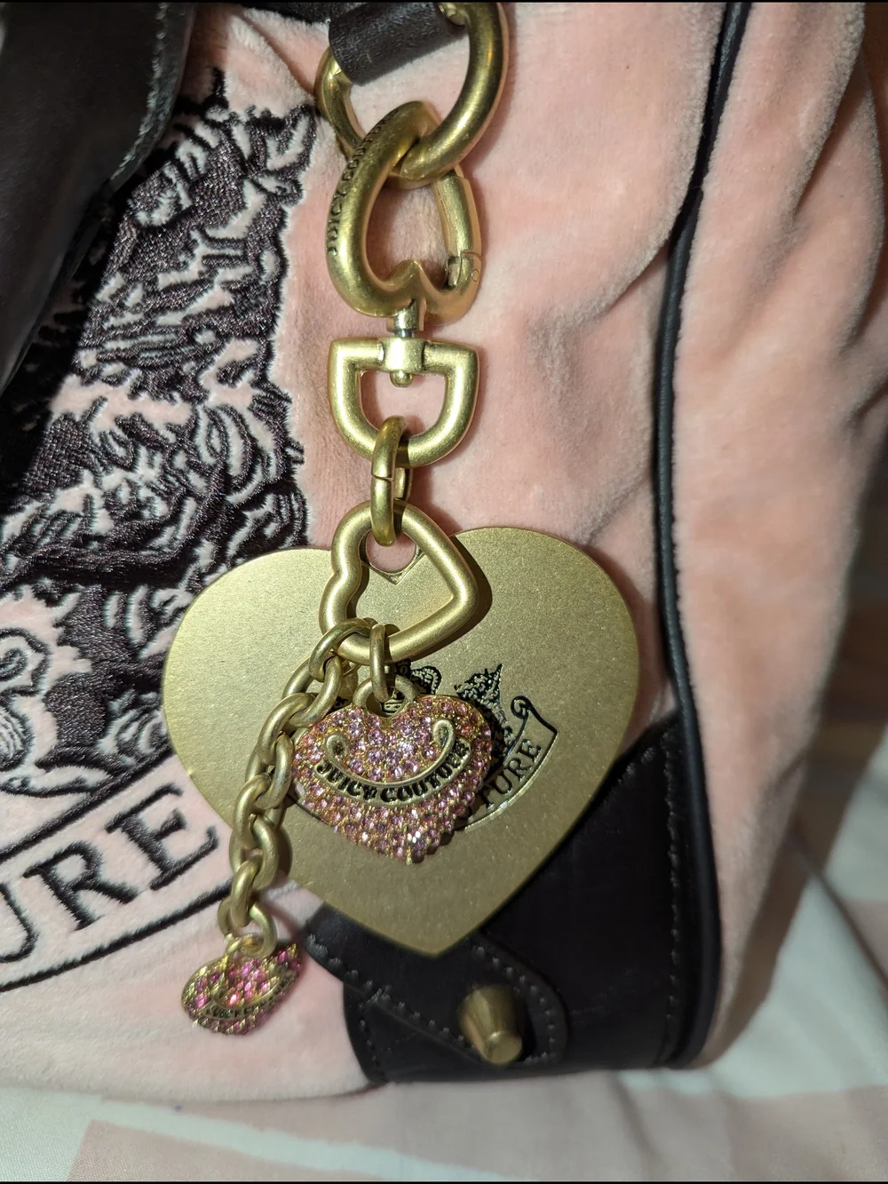Vintage Juicy Couture Daydreamer With Matching Coin Purse/Keychain Bag charm